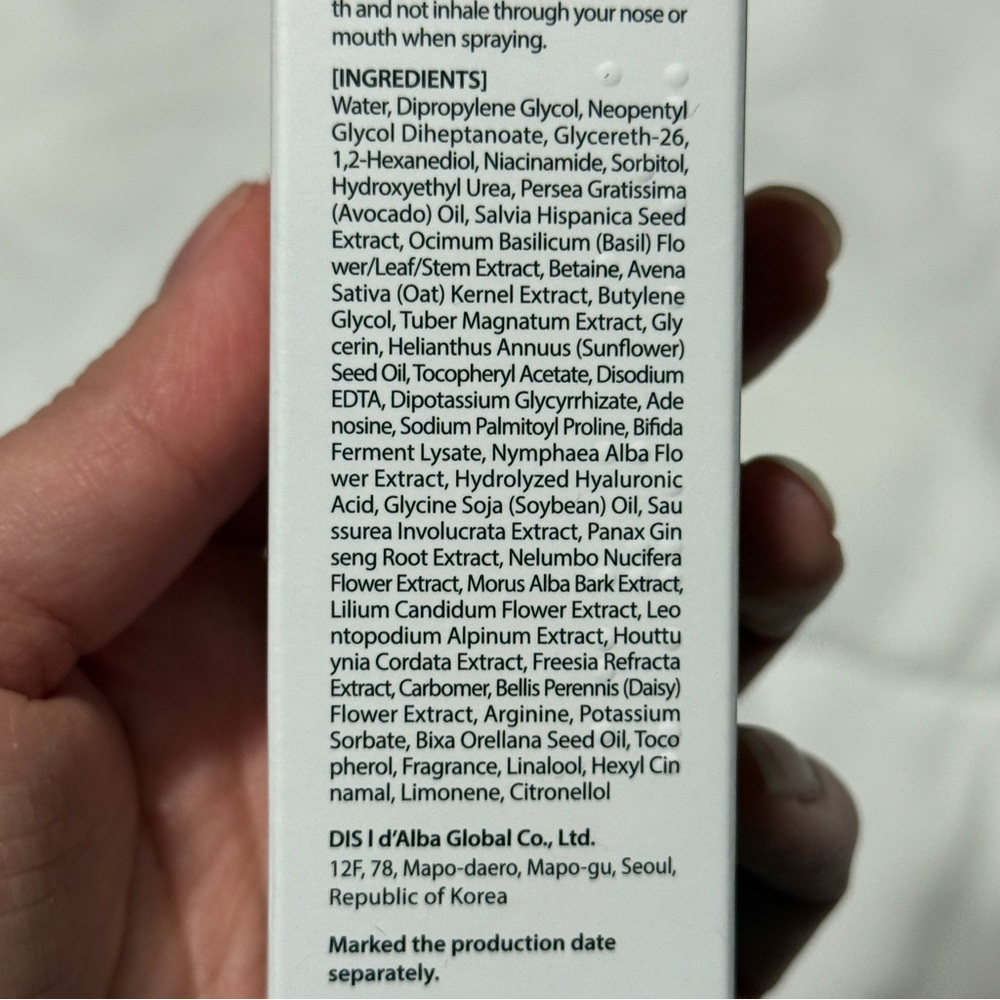 d'Alba White Truffle First Spray Serum - Picture 5 of 7
